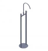 Frostline Eqi fritst�ende k�kkenarmatur inkl. br�nd - Rustfrit st�l