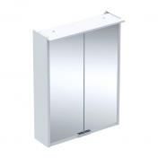 If� Option spejlskab Bas 50 Hvid m/LEDlys - Hvid mat