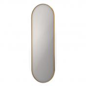 Sanibell Ink SP20 ovalt spejl m/ramme 60 x 180 cm - B�rstet mat guld