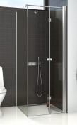 Dansani Match B+D 80x80 brusehj�rne - Klar glas/matkrom