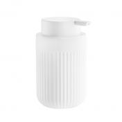 Beslagsboden Wave s�bedispenser t/bord - Mat hvid