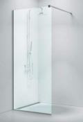 Str�mberg Walk-In 205 fast brusev�g - Klart glas/krom
