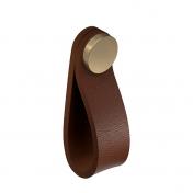 Str�mberg m�belgreb i l�der - Brun/messing