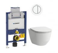 Laufen Pro Rimless toiletpakke inkl. lav cisterne, hvid betjening og s�de m/soft-close