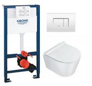 Catalano Zero newflush X-kompakt toiletpakke inkl. s�de m/softclose, mellem cisterne og hvid betjening