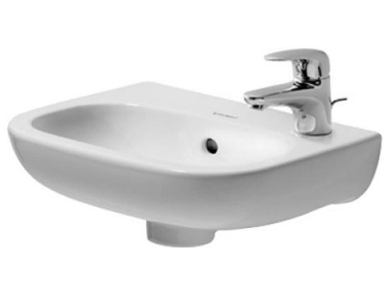 Duravit D-Code 36 h&aring;ndvask t/v&aelig;g - Venstre