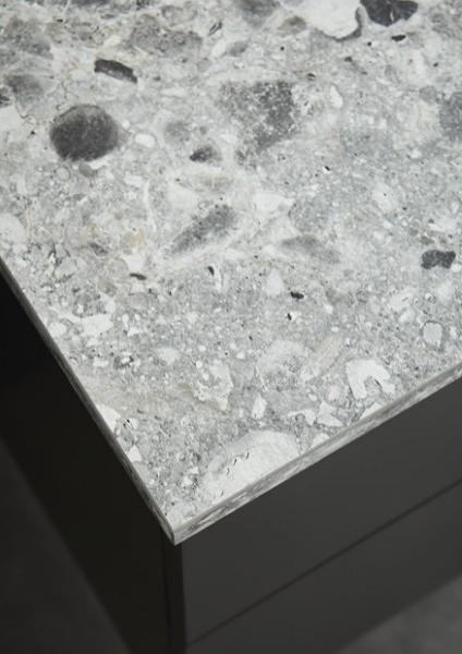 Hafa laminatbordplade 61 - Gr&aring; terrazzo