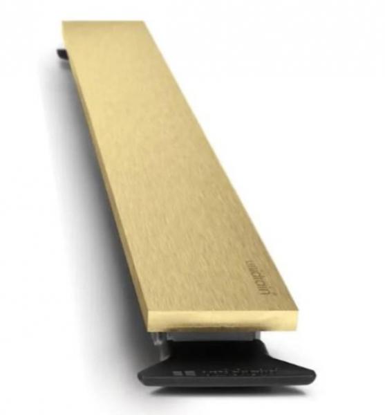 Unidrain Highline panel - B&oslash;rstet messing - 300 mm
