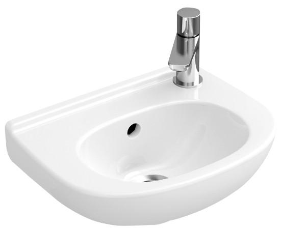 V&B O.novo 36 h&aring;ndvask t/v&aelig;g - Hanehul til h&oslash;jre - Ceramic+