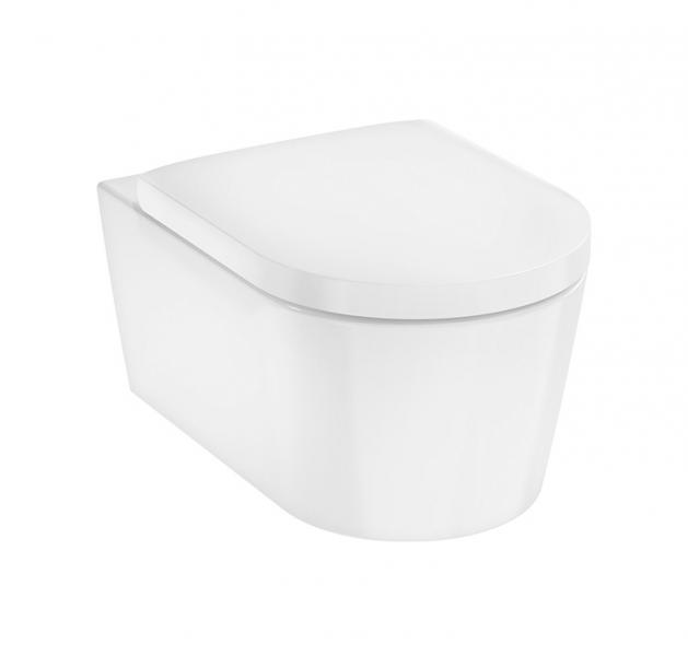 hansgrohe EluPura S rimless v&aelig;gh&aelig;ngt toilet inkl. s&aelig;de