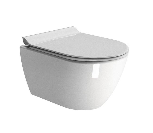 GSI Pura kompakt 50 v&aelig;gh&aelig;ngt toilet m/Extraglaze+