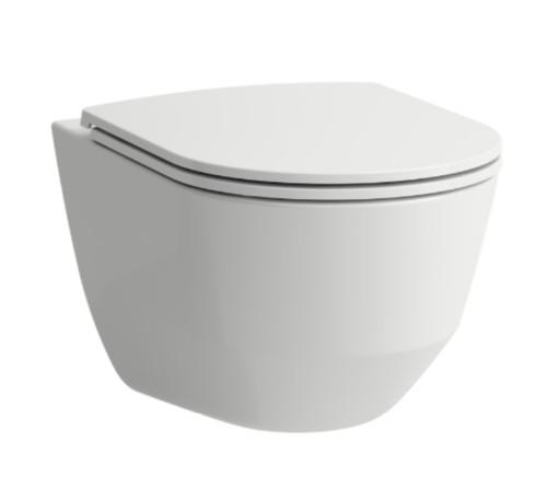 Laufen Pro Rimless v&aelig;gh&aelig;ngt toilet INKL Slim toilets&aelig;de m/softclose og quick-release