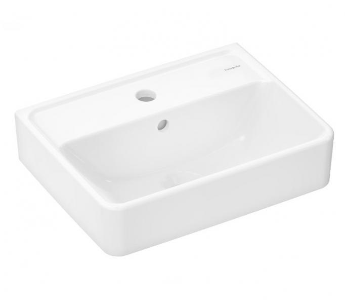 hansgrohe Xanuia Q 45 kompakt h&aring;ndvask t/v&aelig;g - 1 hanehul