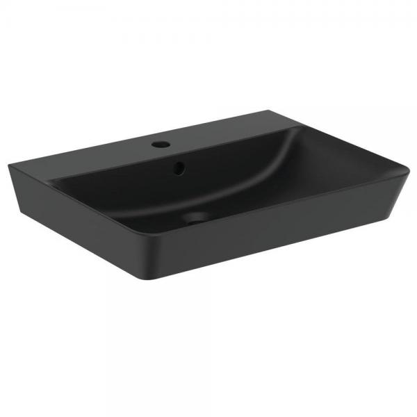 Ideal Standard Connect Air 60 h&aring;ndvask t/v&aelig;g - 1 hanehul - Mat sort