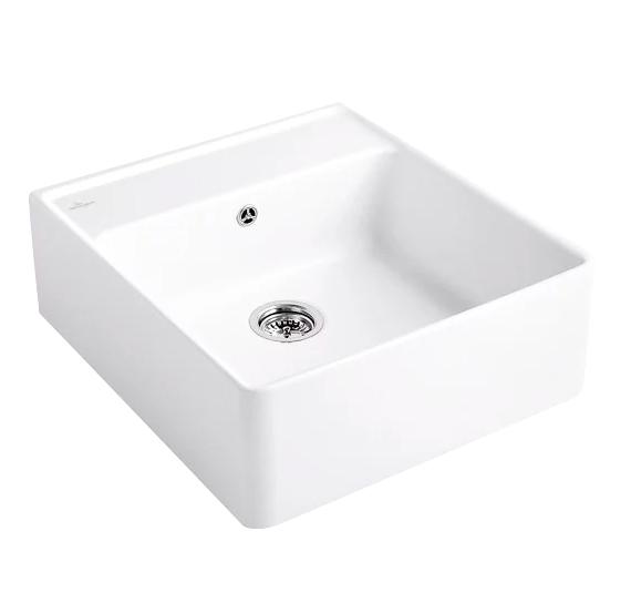 Villeroy og Boch k&oslash;kkenvask i porcel&aelig;n - Hvid Alpin - Ceramic+
