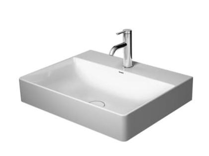 Duravit Durasquare 60 h&aring;ndvask t/v&aelig;g eller m&oslash;bel