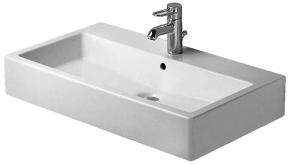 Duravit Vero 80 bowlevask op til v&aelig;g - 3 hanehuller - Wondergliss