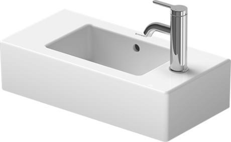Duravit Vero 50 h&aring;ndvask t/v&aelig;g eller m&oslash;bel - Venstre eller h&oslash;jre