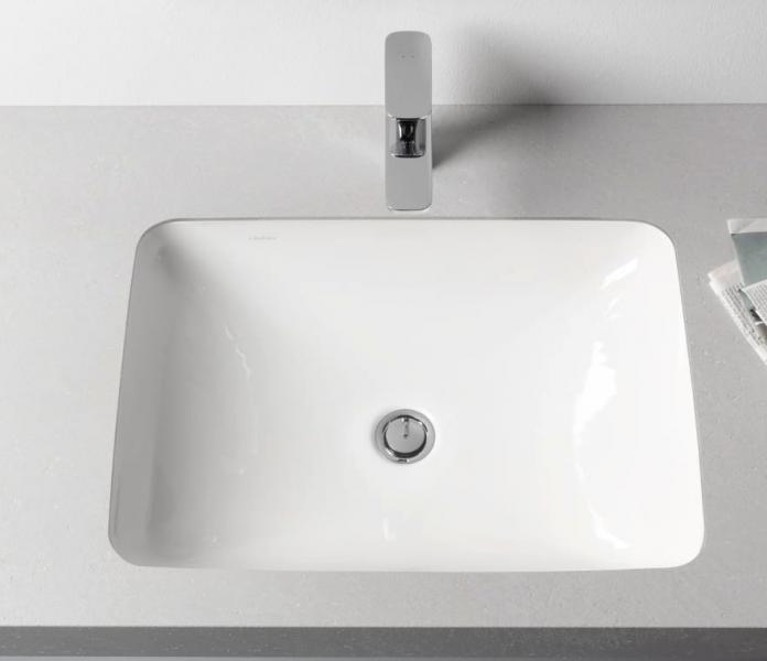 Laufen Pro S 55 h&aring;ndvask t/underlimning - Med overl&oslash;b