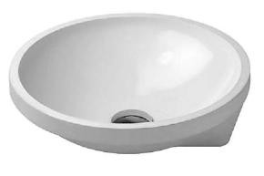 Duravit Architec &Oslash;40 h&aring;ndvask t/underlimning - Uden hanehul