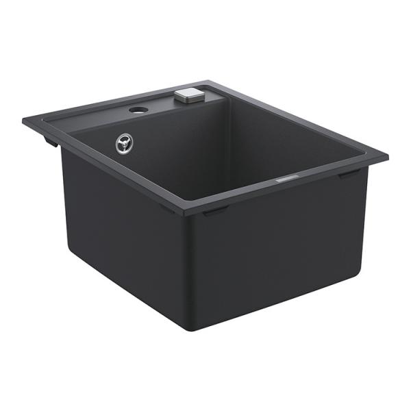 Grohe K700 k&oslash;kkenvask i komposit - Sort granit