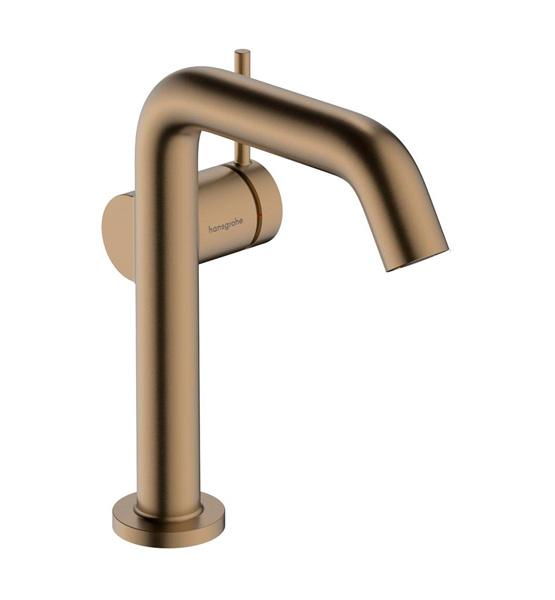 Hansgrohe Tecturis S 150 Fine h&aring;ndvaskarmatur m/CoolStart - B&oslash;rstet bronze
