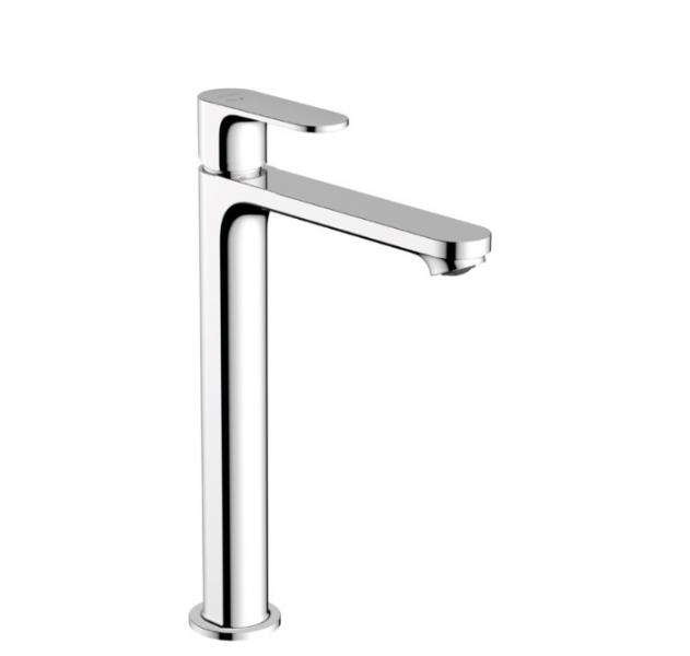 hansgrohe Rebris S 240 h&aring;ndvaskarmatur m/Coolstart og l&oslash;ft-op bundventil - Krom