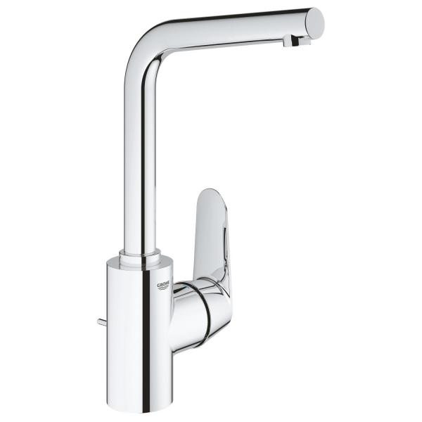 Grohe Eurodisc Cosmopolitan h&aring;ndvaskarmatur m/bundventil og svingtud - Krom