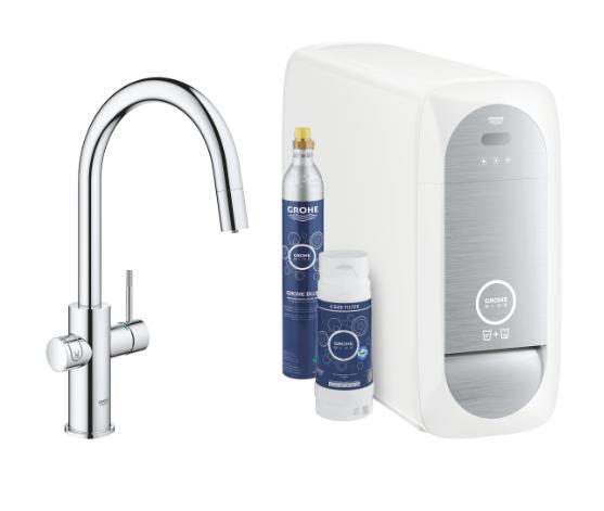 Grohe Blue Home k&oslash;kkenvandhane m/udtr&aelig;kstud - Starts&aelig;t