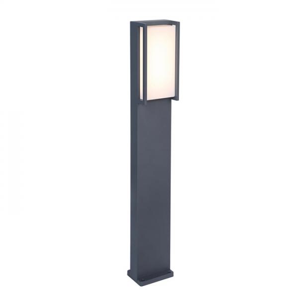 Lutec Architectural Qubo udend&oslash;rs standerlampe m/LED - M&oslash;rk gr&aring;