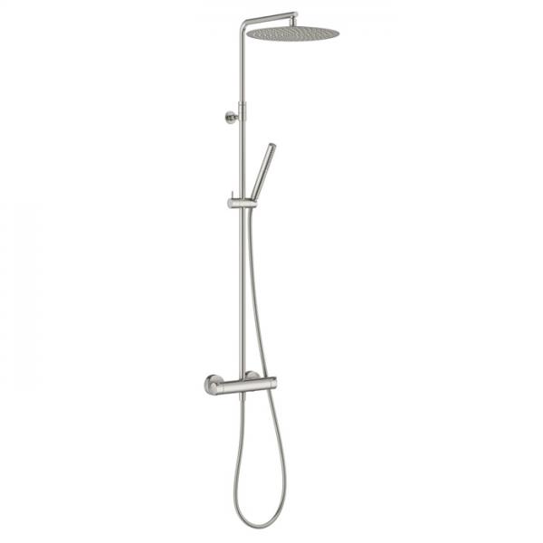 Damixa Iris 300 komplet brusesystem m/termostat - Steel
