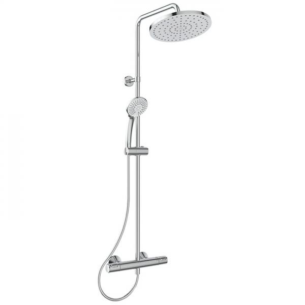 Ideal Standard Ceratherm T25 250 komplet brusesystem Eco - Krom