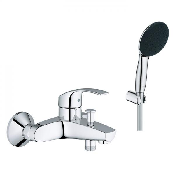 Grohe Eurosmart Vitalio komplet badekararmatur - Krom