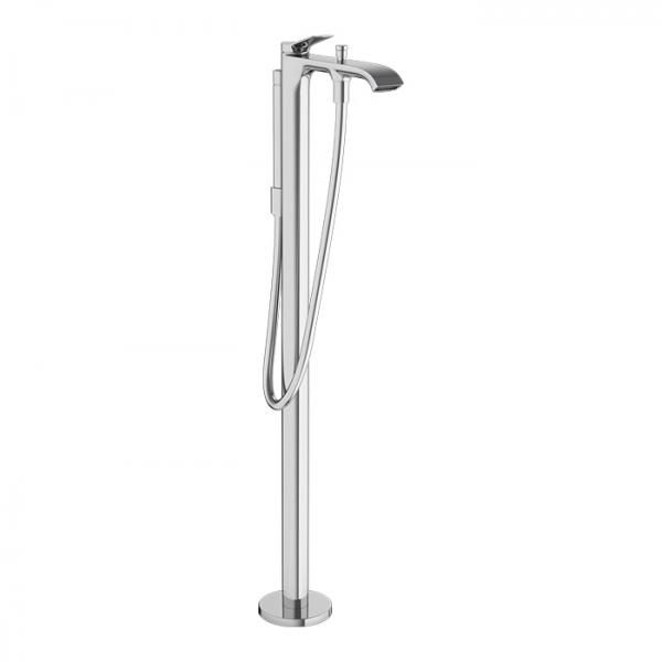 hansgrohe Vivenis fritst&aring;ende badekararmatur - Krom