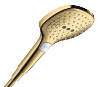 Hansgrohe Raindance Select E120 h&aring;ndbruser - Poleret guldoptik