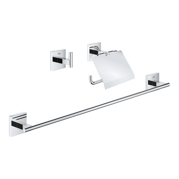 Grohe Start Cube badtilbeh&oslash;rss&aelig;t 3i1 - Krom