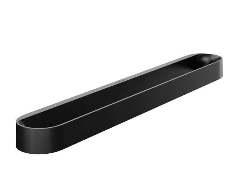 Hansgrohe WallStoris h&aring;ndkl&aelig;destang 581mm - Mat sort