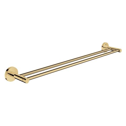 Grohe Essentials dobbelt h&aring;ndkl&aelig;deholder 600 mm - Poleret cool sunrise