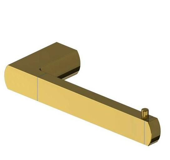 Gustavsberg Square toiletpapirholder - B&oslash;rstet messing