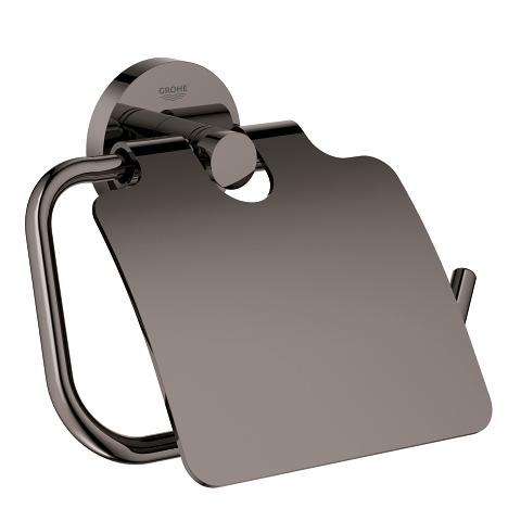 Grohe Essentials toiletrulleholder med l&aring;g - Poleret hard graphite