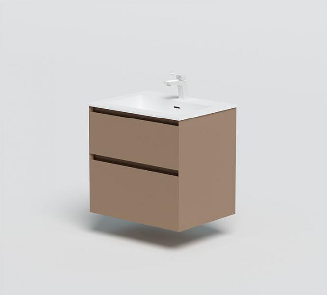 Str&oslash;mberg Lux 60 vaskeskab m/2 skuffer - Cocoa brun