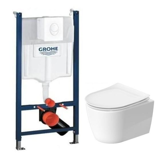 Duravit Soleil by Starck compact RIMless toiletpakke inkl. s&aelig;de m/softslose, cisterne og hvid betjening