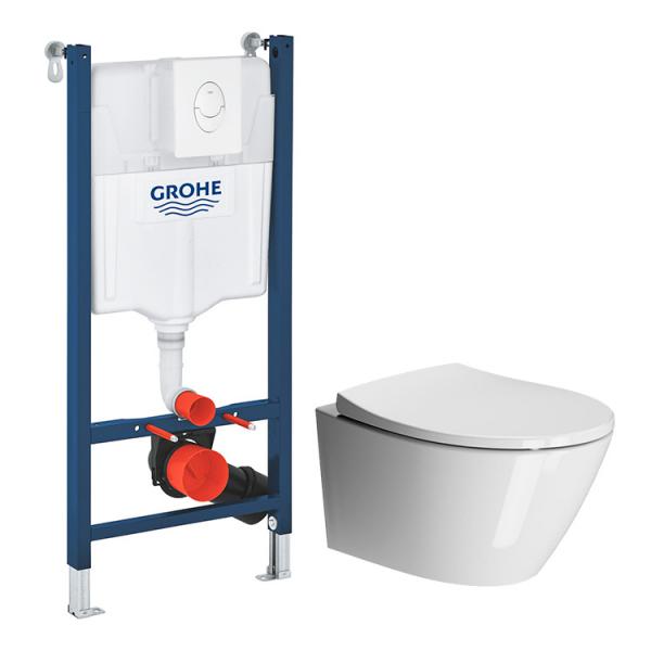 GSI Modo 52 kompakt toiletpakke inkl. s&aelig;de, cisterne og hvid betjening