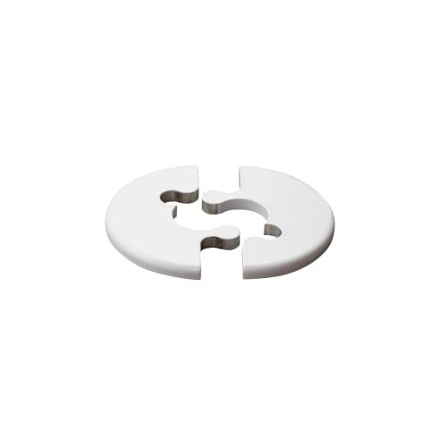 Metalwo Alu fit rosette &Oslash;28 - Hvid