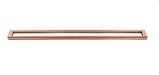 Unidrain Highline ramme - B&oslash;rstet kobber - 700/10 mm