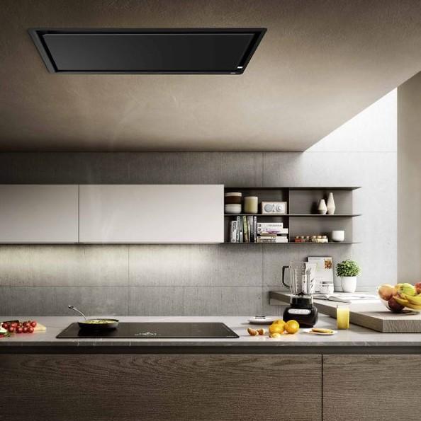 Eico Illusion H16 BL MAT/A/100 indbygget emh&aelig;tte t/ loft el. niche - Sort