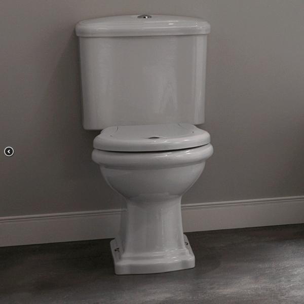 Lavabo Retro Monoblocco gulvst&aring;ende toilet m/P-l&aring;s