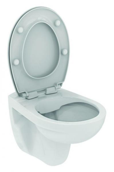 Ideal Standard Eurovit RIMless v&aelig;gh&aelig;ngt toilet inkl/toilets&aelig;de