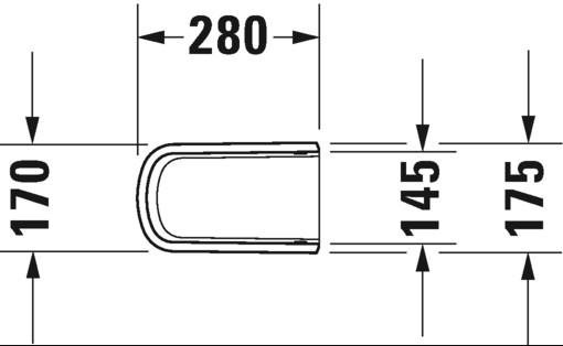 Duravit No. 1 halvs&oslash;jle