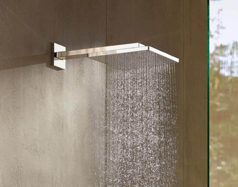 Hansgrohe Raindance E 300 hovedbruser til v&aelig;g - B&oslash;rstet sort krom